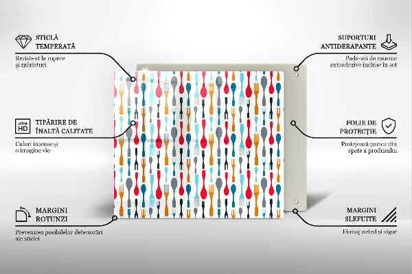 Skydd för induktionsspis unik Sked illustration