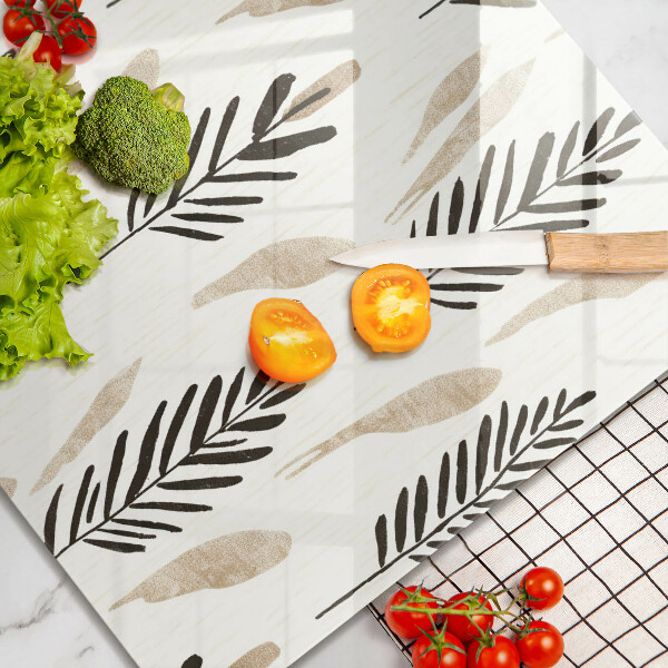 Skydd för induktionsspis unik Boho växter