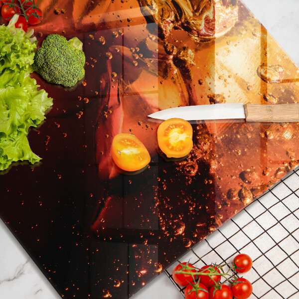 Skydd för induktionsspis unik Cola drink med is