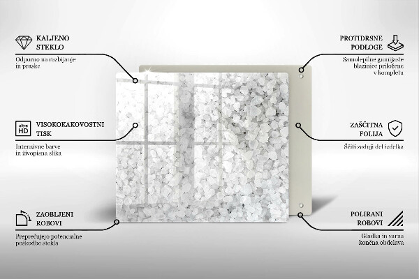 Skydd för induktionsspis unik Saltkristaller