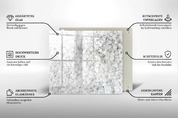 Skydd för induktionsspis unik Saltkristaller