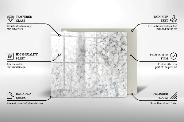 Skydd för induktionsspis unik Saltkristaller