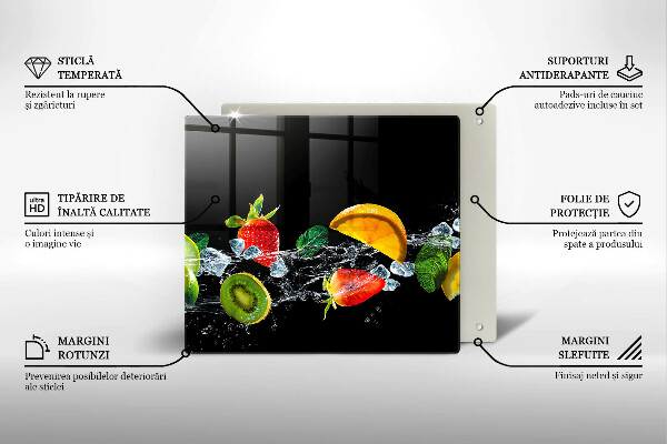Skydd för induktionsspis unik Frukt i vatten