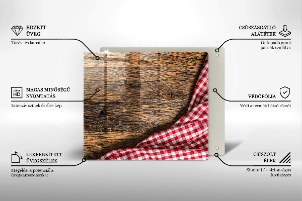 Skydd för spis unik Träbord