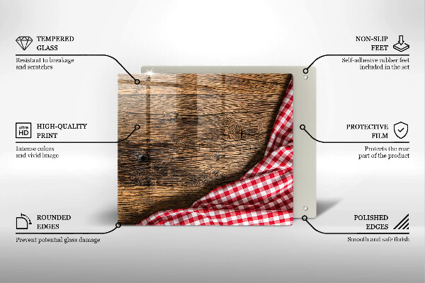 Skydd för spis unik Träbord