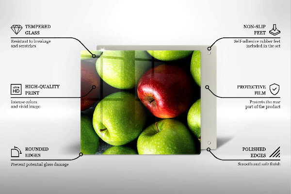 Skydd för spis unik Saftiga äpplen
