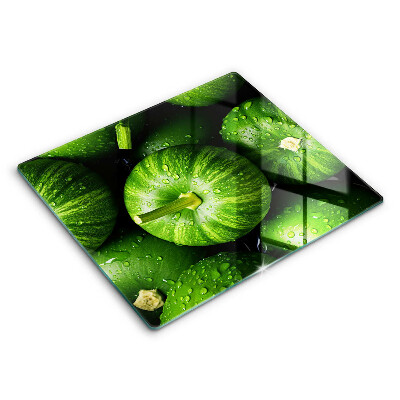 Skydd för spis unik Gröna pumpor