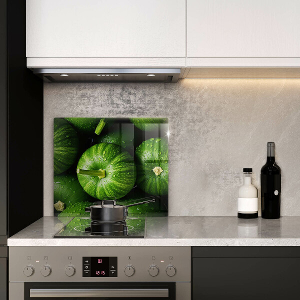 Skydd för spis unik Gröna pumpor