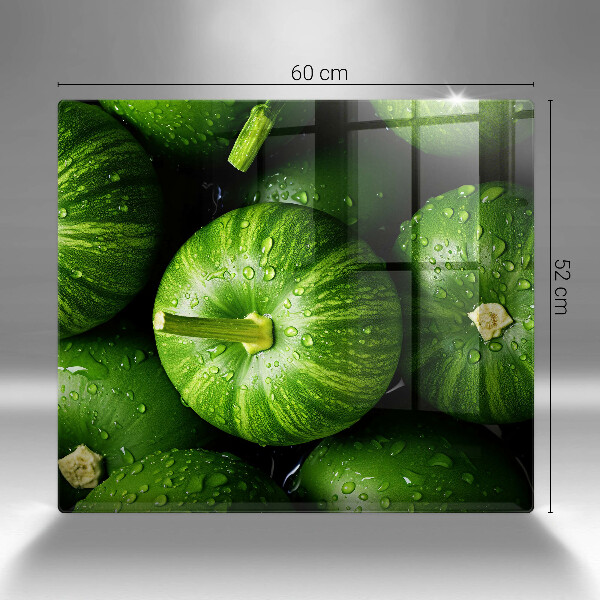 Skydd för spis unik Gröna pumpor