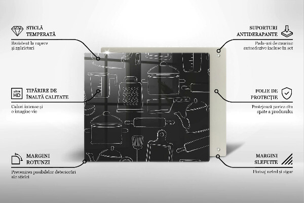 Skydd för spis unik Tecknade kökstillbehör