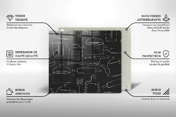 Skydd för spis unik Tecknade kökstillbehör