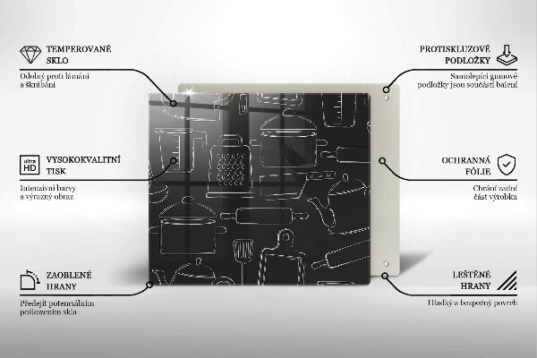 Skydd för spis unik Tecknade kökstillbehör