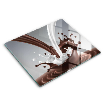 Skydd för spis unik Mjölk och choklad