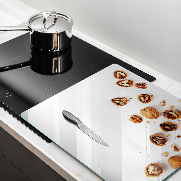 Skydd för spis unik Nötter på en vit bakgrund