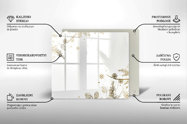 Skydd för spis unik Vinterdekorationer