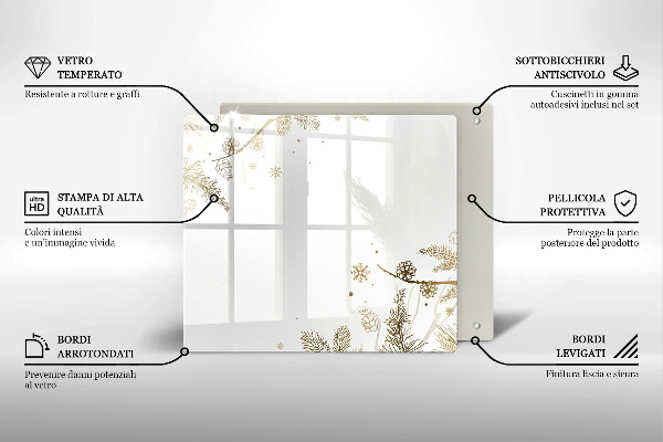 Skydd för spis unik Vinterdekorationer
