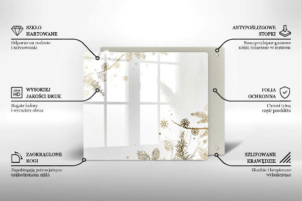 Skydd för spis unik Vinterdekorationer