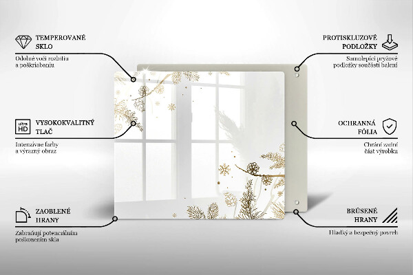 Skydd för spis unik Vinterdekorationer