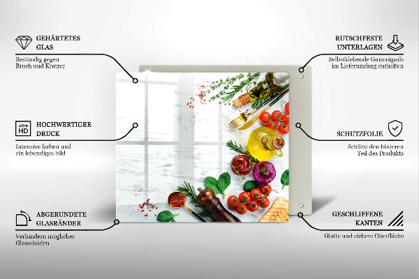 Skydd för spis unik Grönsaker och kryddor