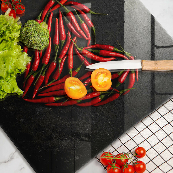 Kokkärlskydd unik Chilipeppar hjärta