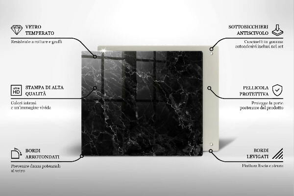 Kokkärlskydd unik Elegant marmor