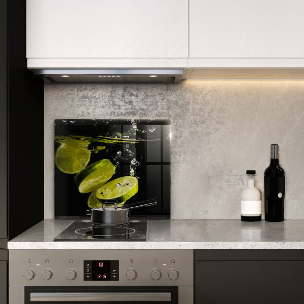 Skydd för induktionsspis unik Lime i vatten