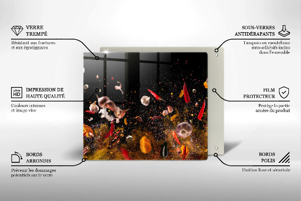 Skydd för induktionsspis unik Heta kryddor