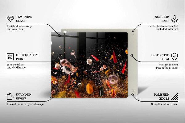 Skydd för induktionsspis unik Heta kryddor