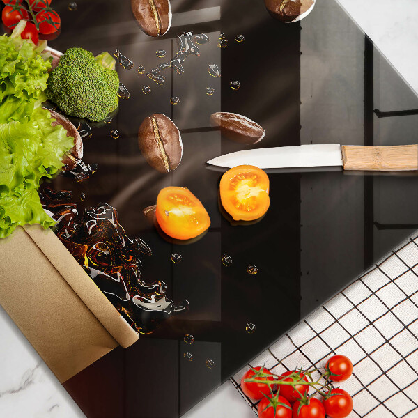 Skydd för induktionsspis unik Heta kaffebönor