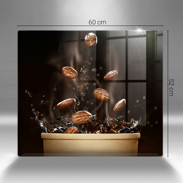 Skydd för induktionsspis unik Heta kaffebönor