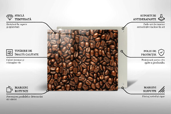 Skydd för induktionsspis unik Kaffebönor