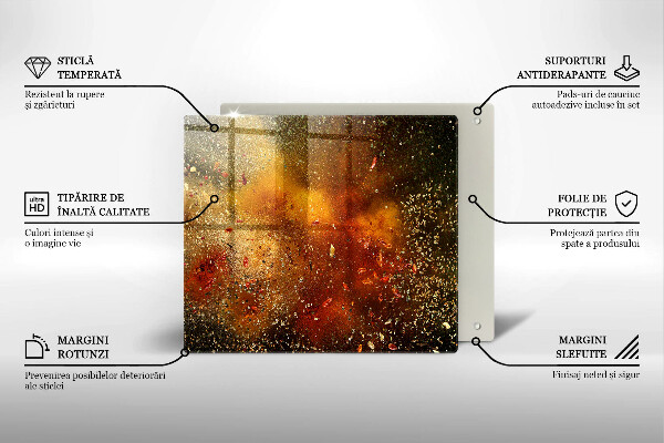 Skydd för induktionsspis unik Färgglada kryddor