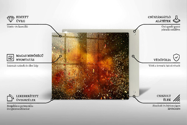 Skydd för induktionsspis unik Färgglada kryddor