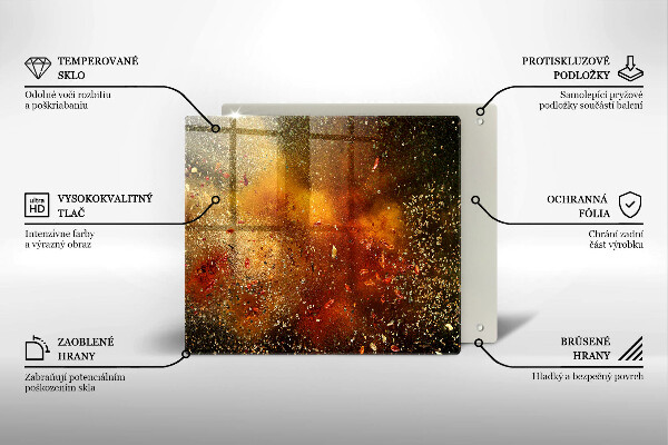 Skydd för induktionsspis unik Färgglada kryddor
