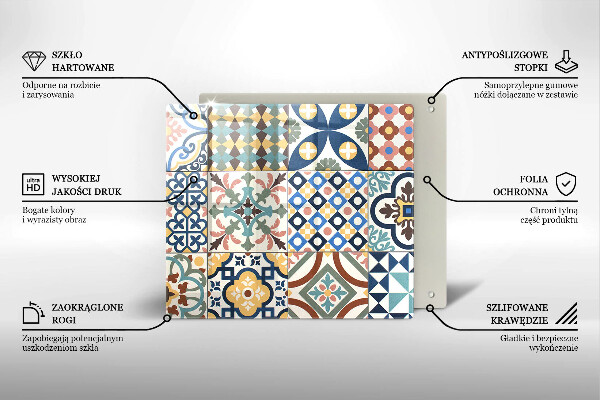 Glashällskydd unik Dekorativa plattor