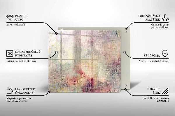 Kokkärlskydd unik Måla textur bakgrund