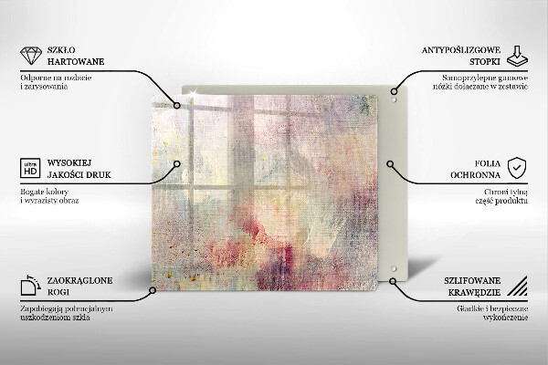 Kokkärlskydd unik Måla textur bakgrund