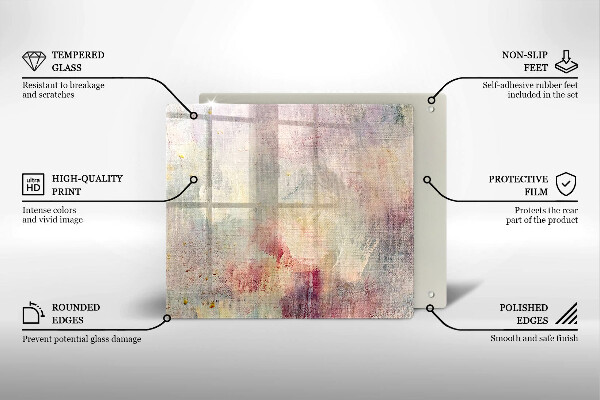 Kokkärlskydd unik Måla textur bakgrund