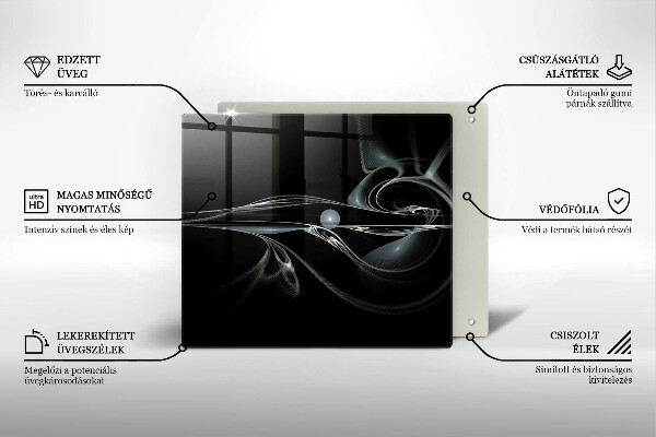 Spisskyddsplatta unik Modern abstraktion