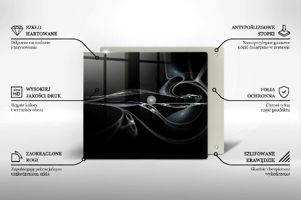 Spisskyddsplatta unik Modern abstraktion