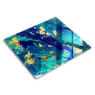 Glashällskydd unik Abstraktion med guld