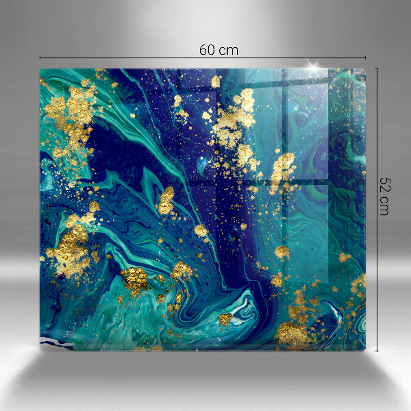 Glashällskydd unik Abstraktion med guld