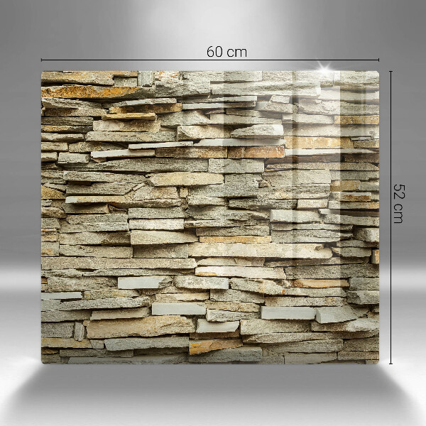 Spisskyddsplatta unik Dekorativa stenar