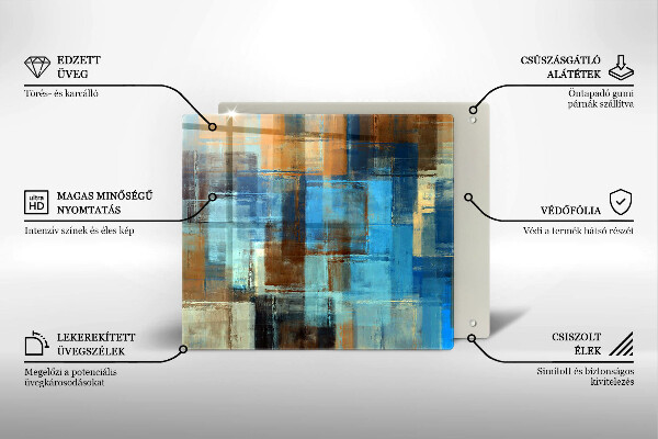 Kokkärlskydd unik Målad bakgrund