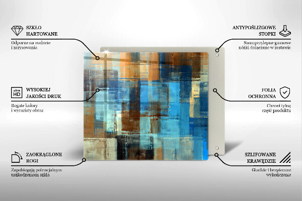 Kokkärlskydd unik Målad bakgrund