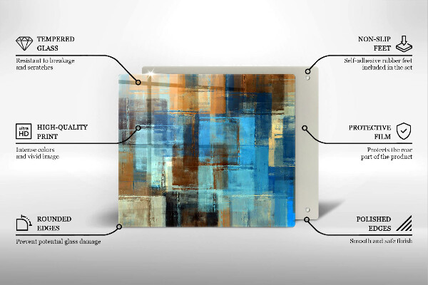Kokkärlskydd unik Målad bakgrund