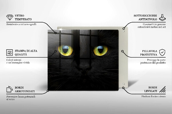Glashällskydd unik Djurkattögon
