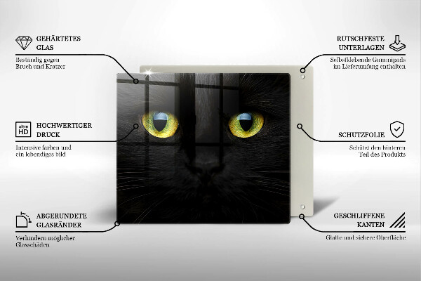 Glashällskydd unik Djurkattögon
