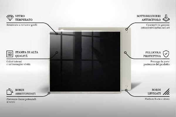 Spisskyddsplatta unik Krita tavla