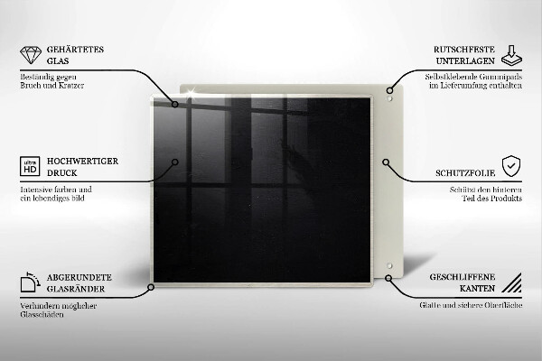 Spisskyddsplatta unik Krita tavla